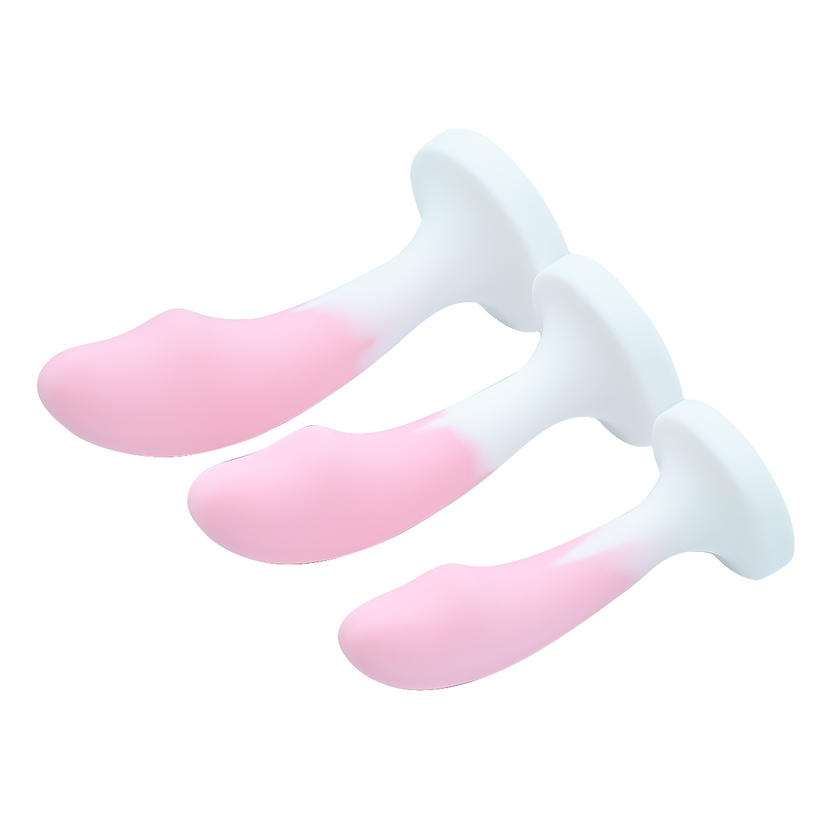 Color Silicone Backcourt Anal Plug Gradient Pink Small Sword Silicone Anal Plug Adult Sex Supplies Alternative Toys