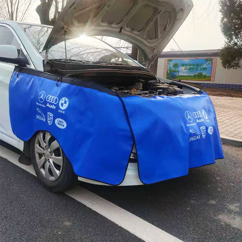 Fender Repair and Maintenance Water-Resistant Leather Fender Protective Pad Wing Panel Car Repair Protective Pad Three-Piece Set Wholesale