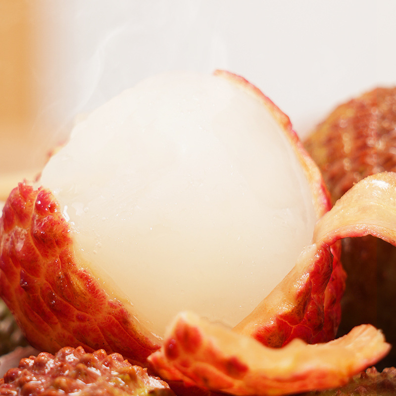 Hainan Feizixiao Lychees 2.5kg Whole Box Free Shipping Wangbai Sugar Frozen Guiying Lychees