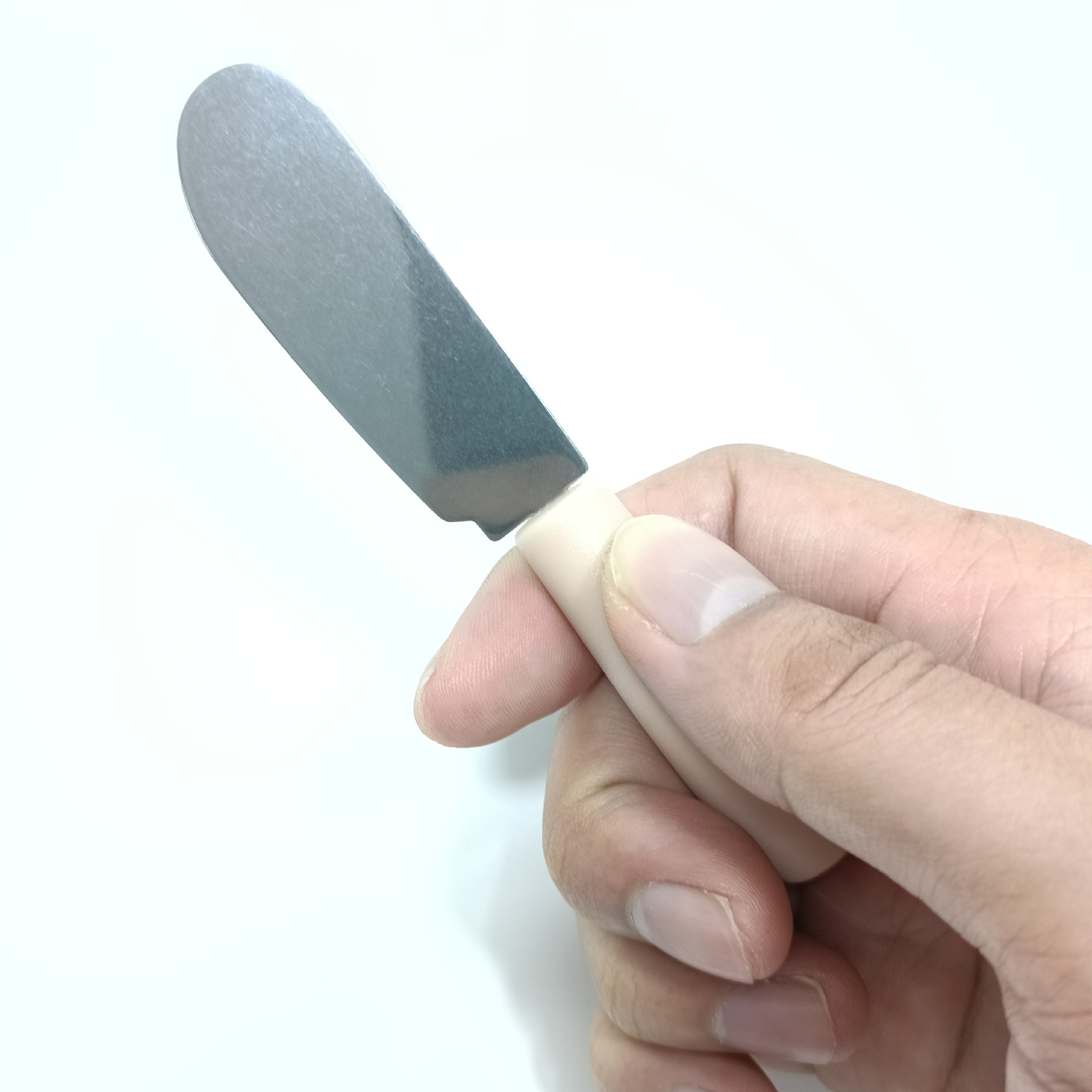 PP handle stainless steel butter knife breakfast butter knife baking cheese knife mini jam knife toast sauce cheese knife