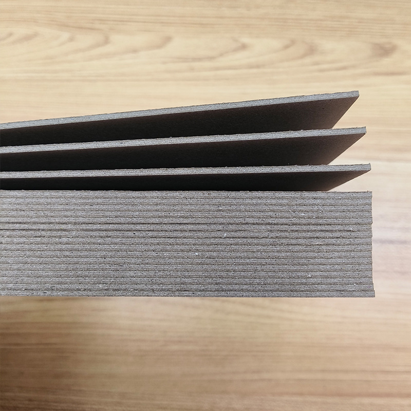 Yiwu Customized 2mm Industrial Cardboard Double-Sided Gray Cardboard Luggage Padded Cardboard DIY Thick Cardboard