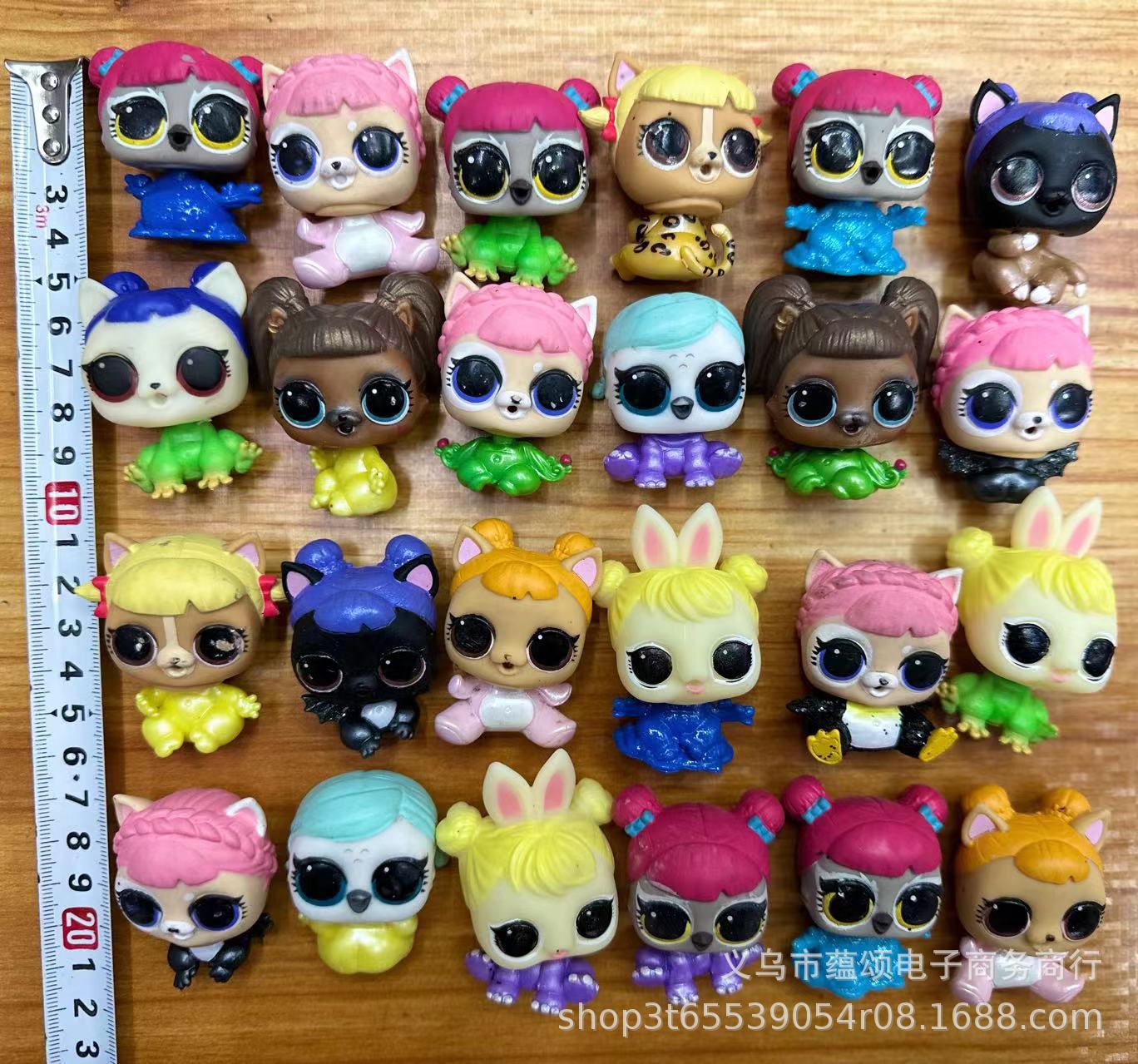 Foreign trade bulk goods large Q pet animal baby doll hand-made decoration twisted egg doll toy wholesale cross-border e-commerce