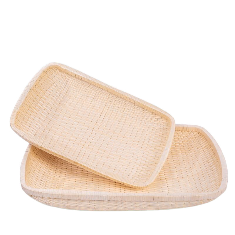 Wicker Basket, Rattan Storage Basket, Rectangular Large Dustpan, Steamed Bun Basket, Cake Wicker Dustpan, Freshly Caught Basket