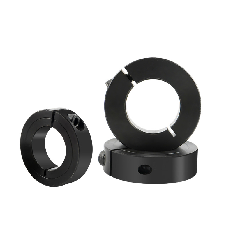 45 Steel Open-Type Fixed Ring Optical Axis Ring Clamping Ring Clamp Shaft Sleeve Bearing Limit Ring Shaft Shaft with Carbon Steel