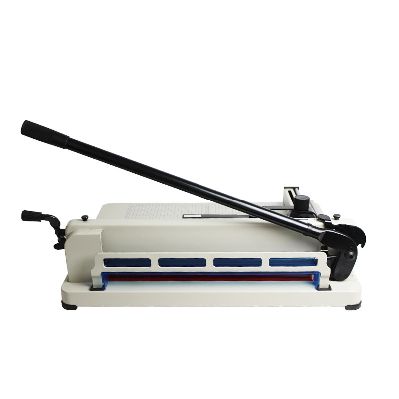 Paper Cutter A3 Thick Layer 858A3 Heavy-Duty Thick Layer Paper Cutter Paper Cutter Office Commercial Paper Cutter Steel Base