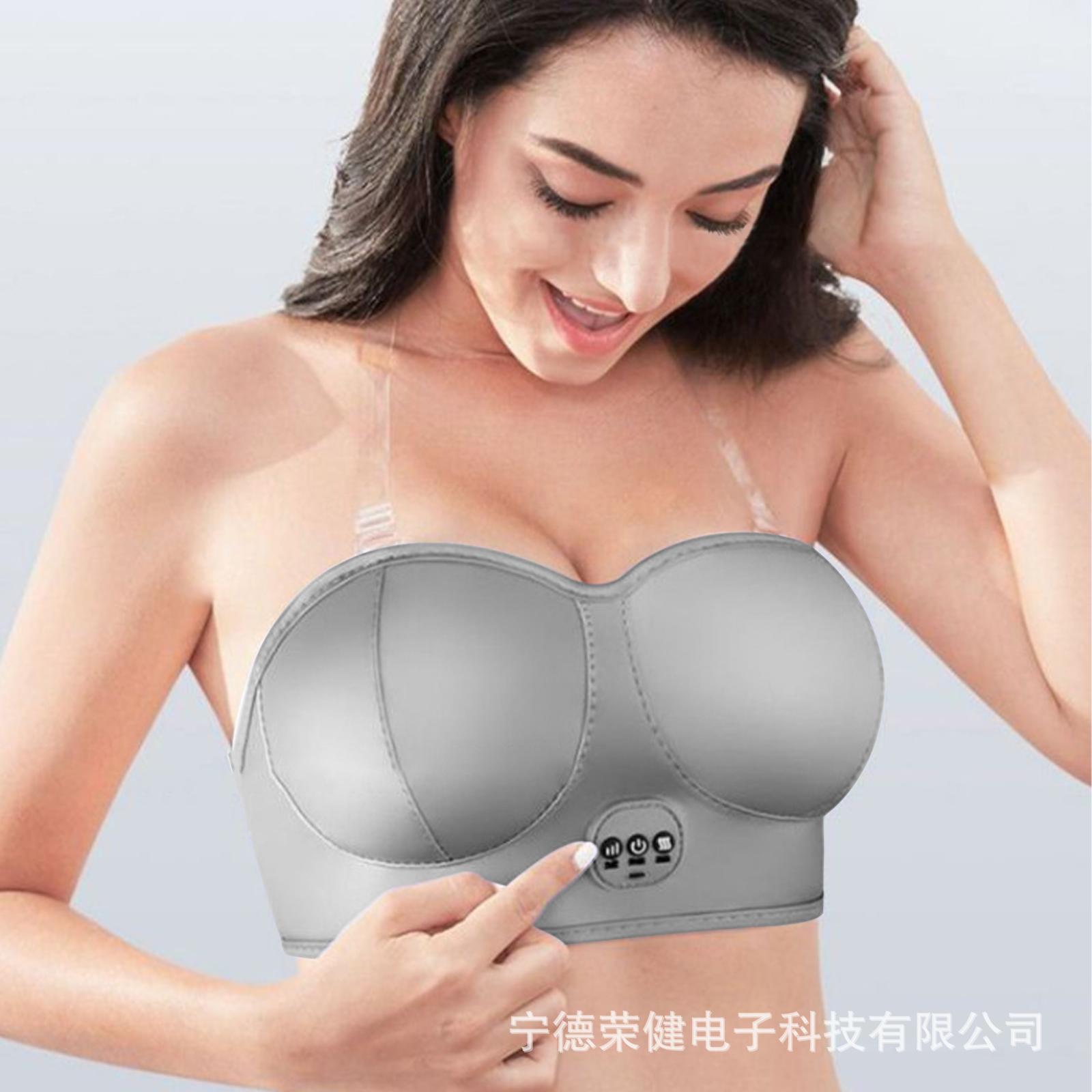 Cross-Border Foreign Trade Specializes in Chest Massager Custom-Made Breast Hot Compress Smart Massager Custom Manufacturer Wholesale