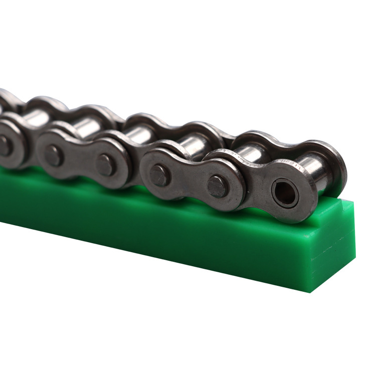 Convex chain guide polyethylene guide rail UPE chain support strip T-type single row chain slide strip wear strip