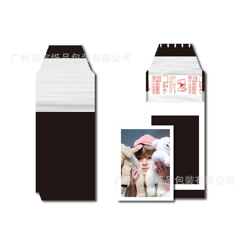 Custom Polaroid-Style Photo Cards with Anime Star Designs, Blind Box Surprise