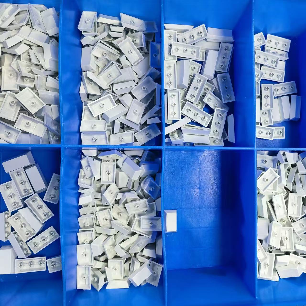 Original Height Keycap Material, White, Unengraved, Pbt Material, Easy to Color, Mechanical Keyboard Blank, Dye-Sublimation