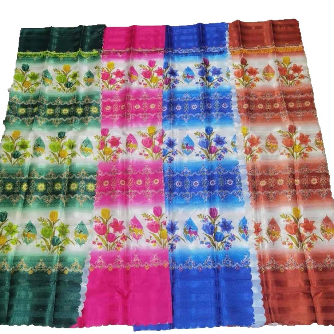 Foreign trade curtain fabric door width 200cm210cm Southeast Asia finished curtain digital printing curtain fabric manufacturers wholesale