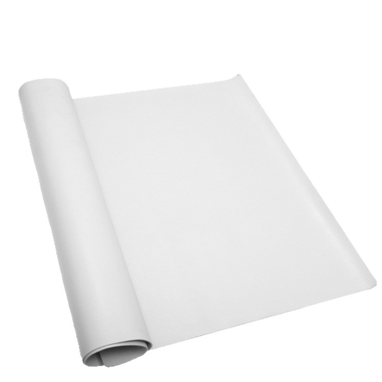 Manufacturer Wholesale White Rubber Leather Sandblasting Room Shock Absorption and Impact Protection Wall Wear-Resistant and Corrosion-Resistant White Rubber