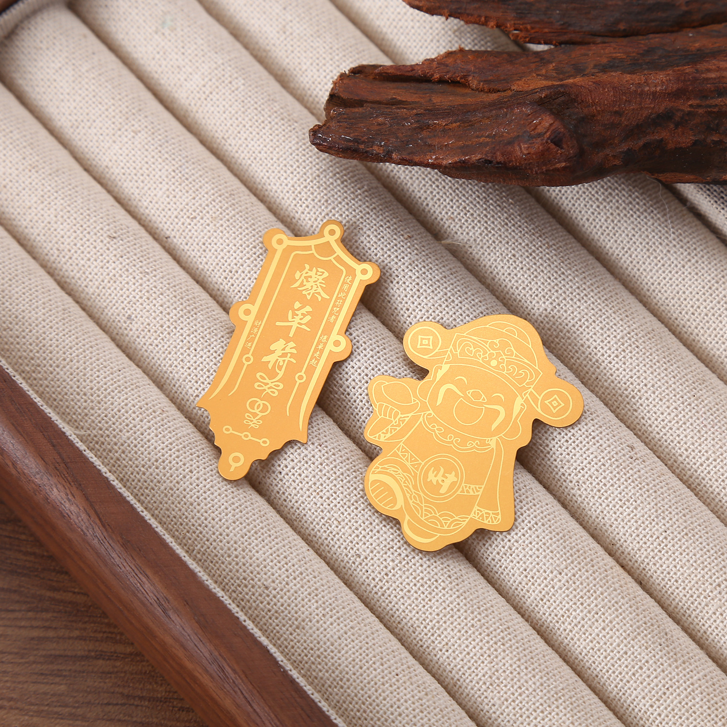 2025 Year of the Snake Get Rich Gold Mobile Phone Sticker Bring in Wealth and Treasure Cat God of Wealth Princess Please Prosperity and Peace Talisman Pvc Card Batch