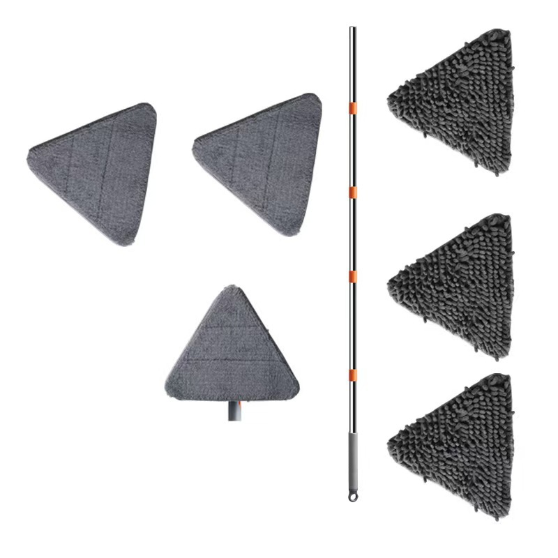 Cross-border New Wipe Wall Wipe Kitchen Wall Ceiling Cleaning Tool Household Folding Triangle Flat Mop