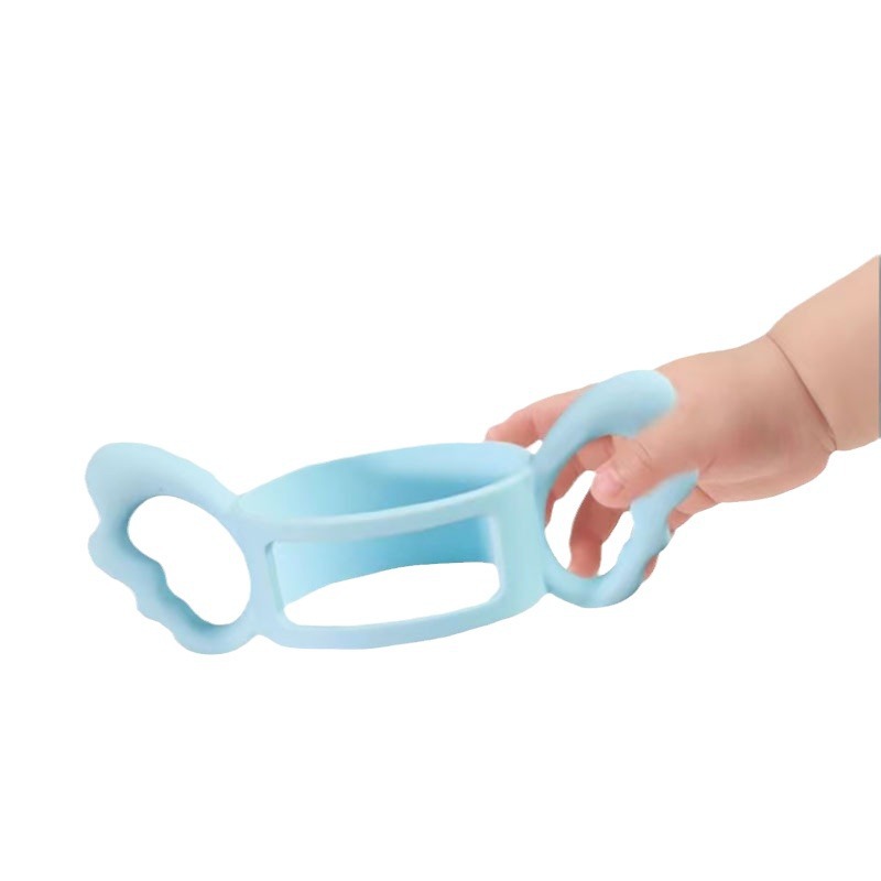 Suitable for he root bottle B pro bottle super wide mouth square bottle handle Angel universal silicone handle