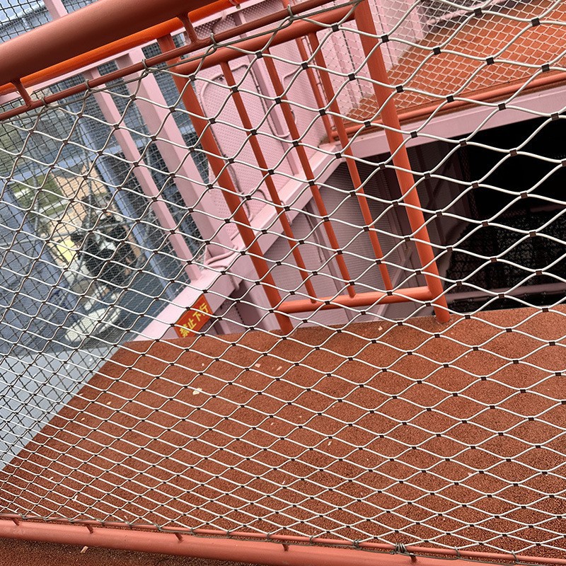 304 Stainless Steel Rope Net School High-Altitude Invisible Anti-Fall Net Building Balcony Protection Net Scenic Area Manhole Cover Steel Wire Net