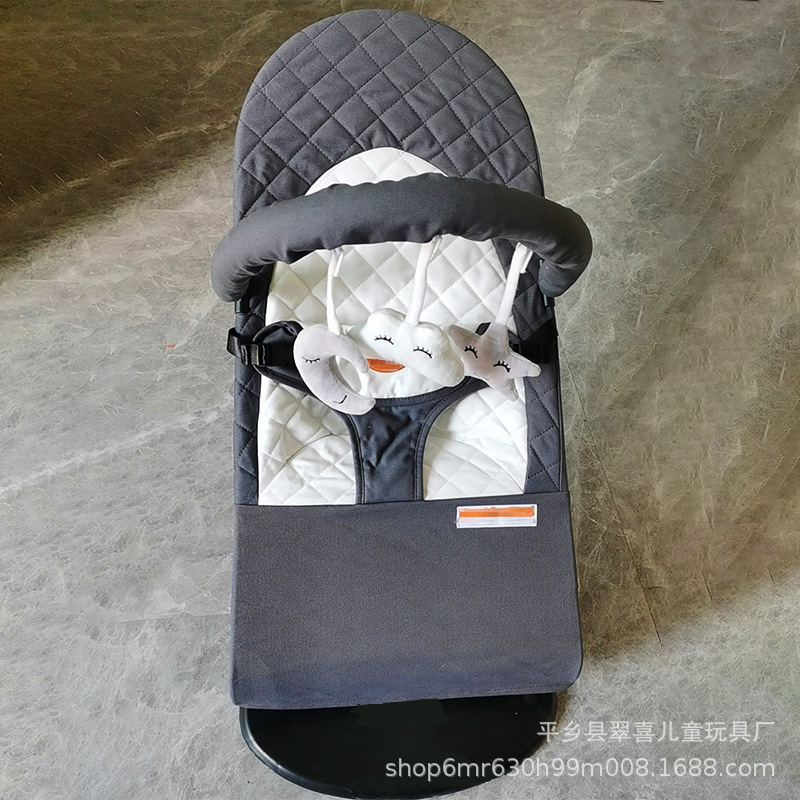 Cross-Border Baby Rocking Chair Newborn Baby Can Sit and Lie down Baby Rocking Chair Factory Direct Supply Can Swing and Portable