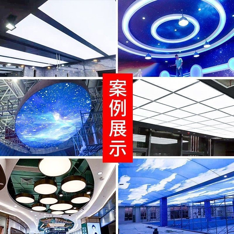 Soft Film Ceiling Film a Fireproof Soft Film Light Box Uv Starry Sky Light-Transmitting Film High-Definition Special-Shaped Light Box Grade