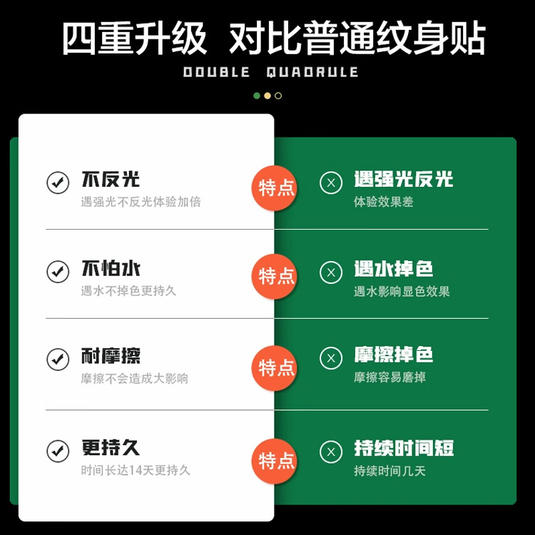 Herbal Juice Tattoo Stickers Half Small Fresh Plant Long-Lasting Tattoo Stickers Waterproof Non-Reflective for Men and Women