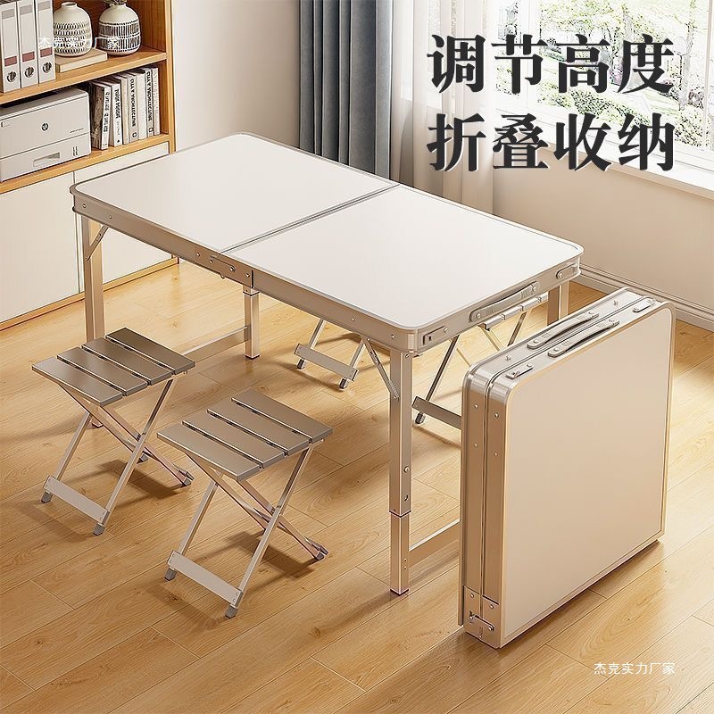 Folding Table for Outdoor Portable Stall, Night Market Stall, Work Table and Chairs