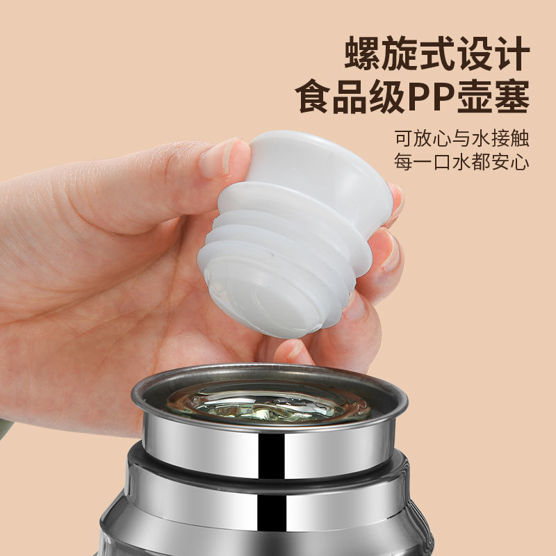 3.2 liters stainless steel shell household thermos thermos thermos bottle open water bottle glass liner dormitory cold insulation thermos bottle