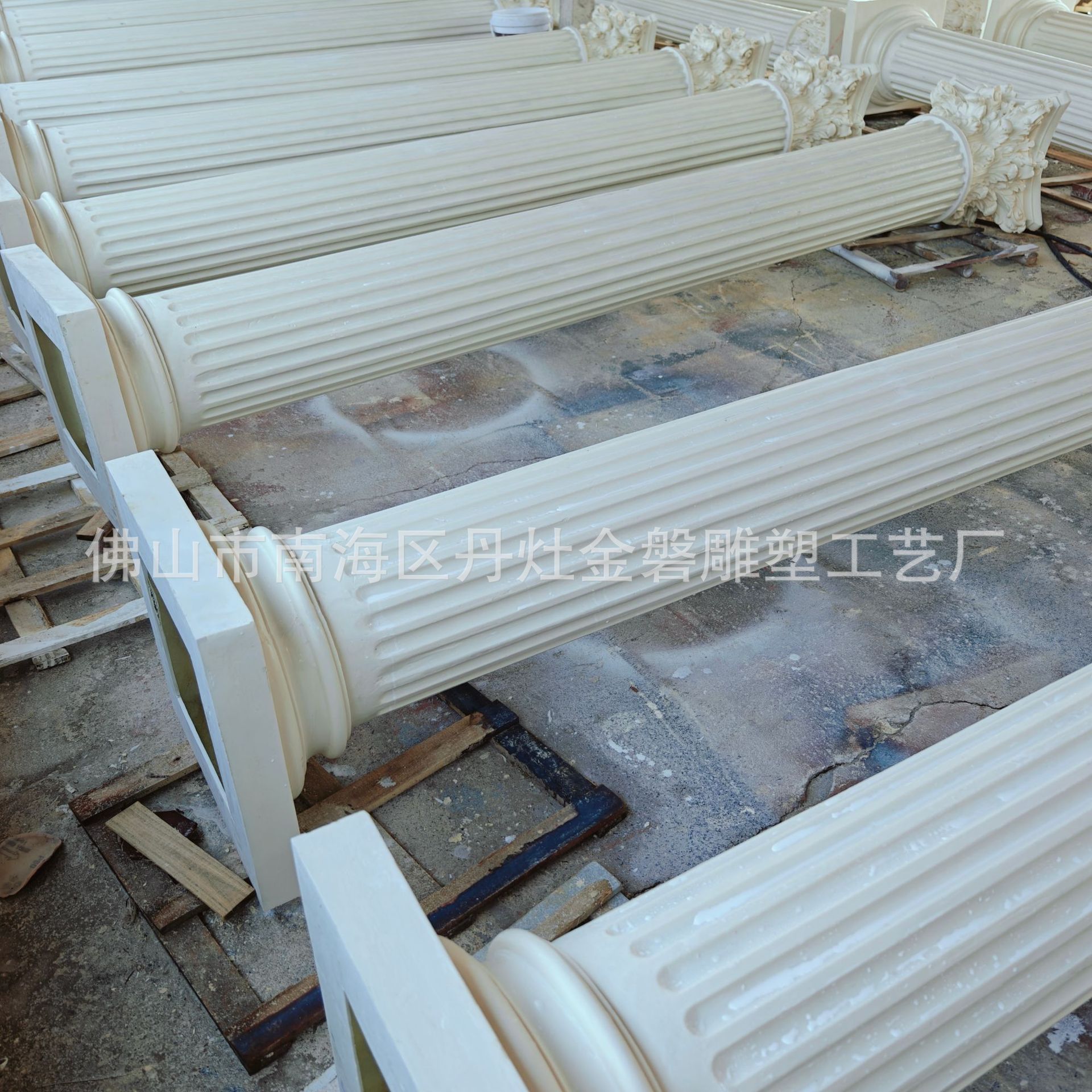 Scandinavian American Roman Column House Outdoor Cement Line Decoration Export Export Landscape Decoration New Style