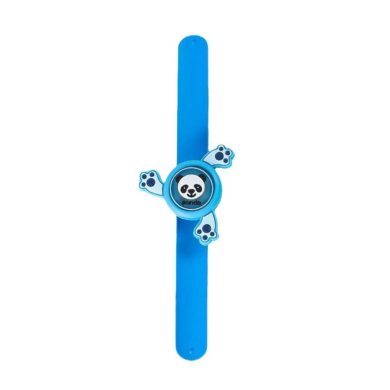 Children's Flash Watch Summer Bracelet Gyro Snap Ring Cartoon Rotating Protective Bracelet Boxed Small Toys Wholesale