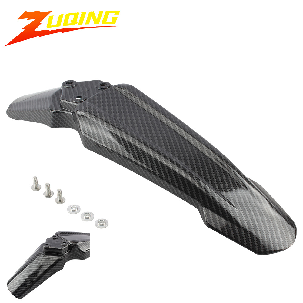 Внедорожный мотоцикл переднее крыло модификационные аксессуары углеродное волокно брызговик водоотвод подходит для Light Bee внедорожного