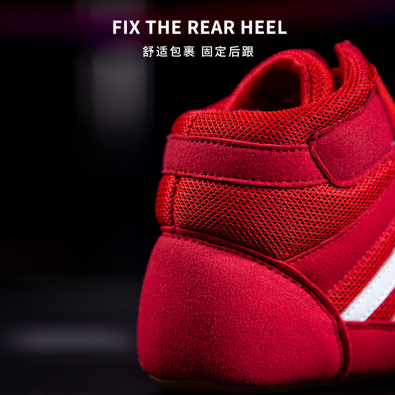 ✅ Wrestling Shoes for Men and Women, Low-Top Sanda Training Boxing Shoes, Indoor Fighting High-Top Freestyle Wrestling Combat Professional Shoes