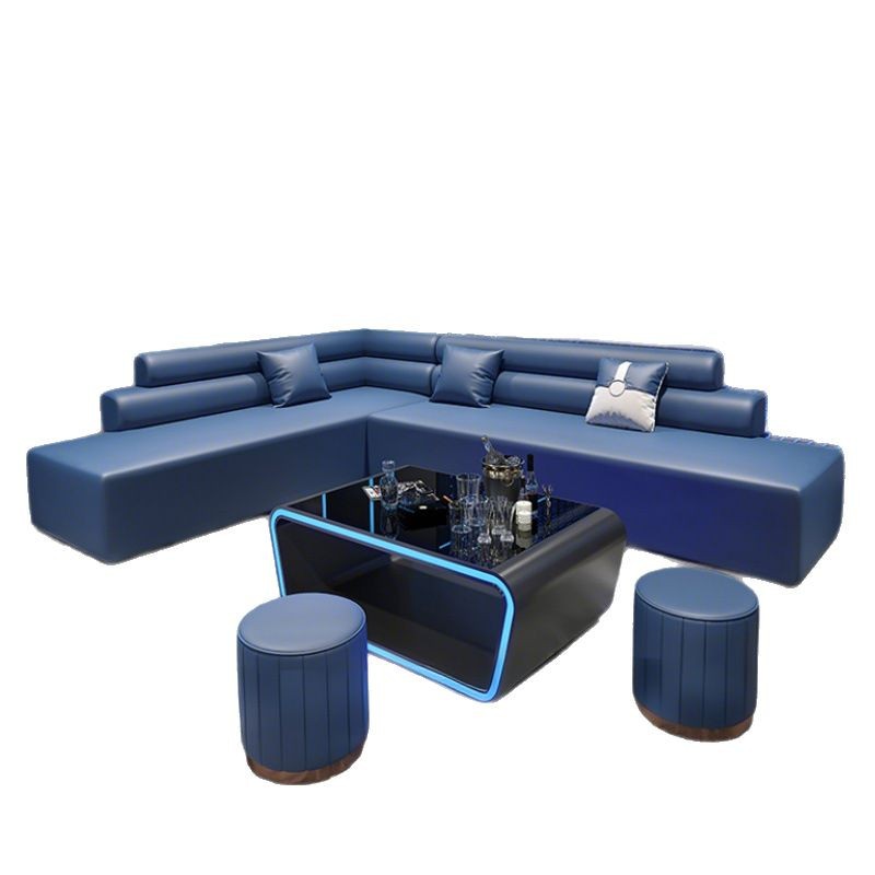 Factory Direct Sales Nightclub Box Party Room Home Theater Nightclub Bar Accessible Luxury Ktv Corner Sofa Combination