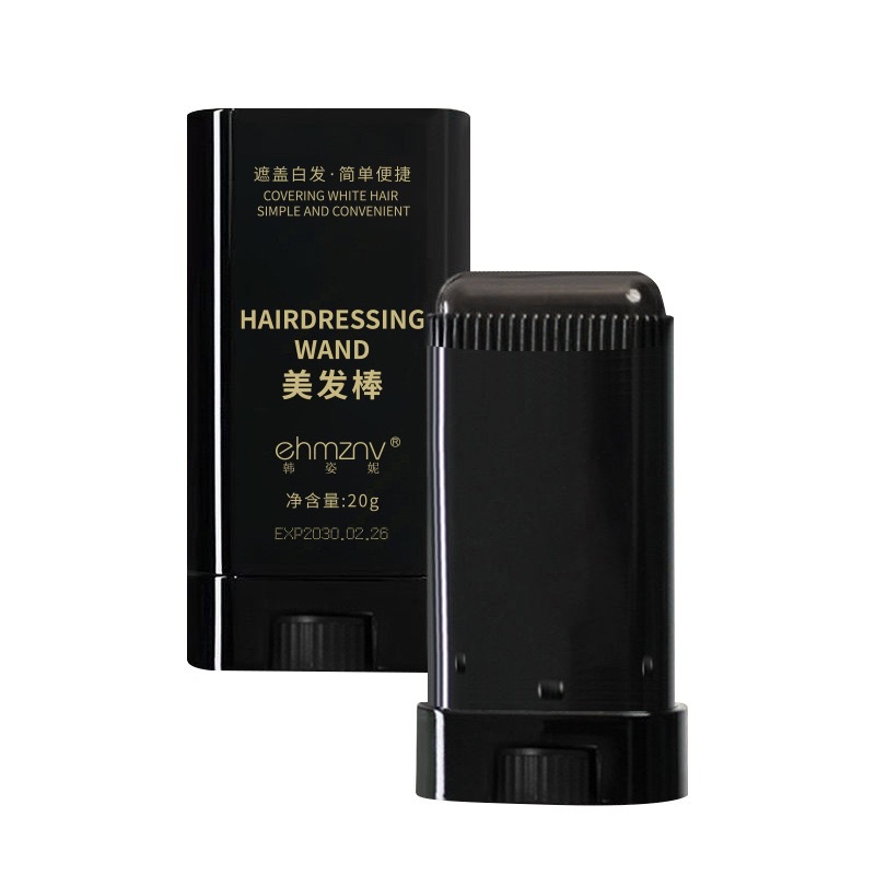 New black hair disposable hair dye pen hair stick hair dye stick temporary cover white hair cover hair comb factory generation