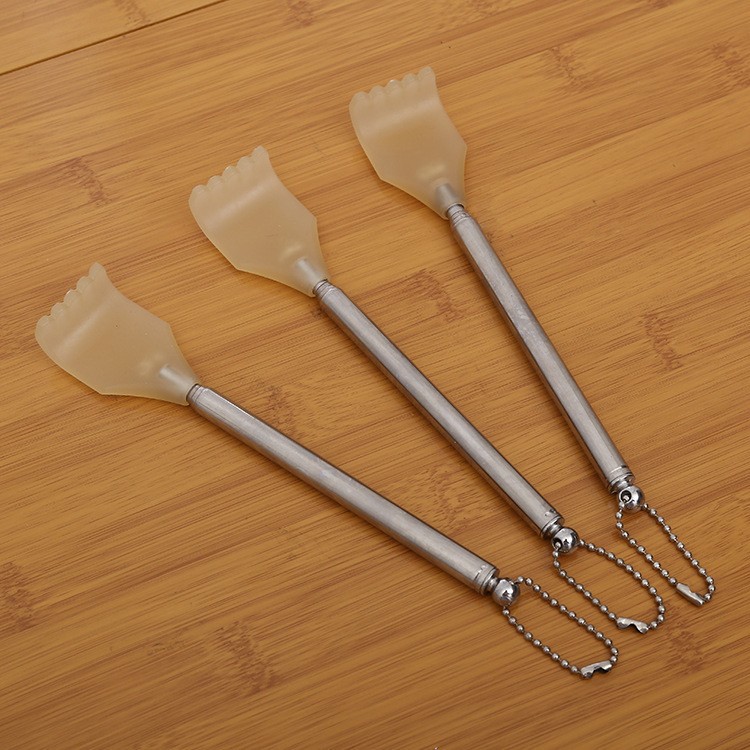 Телескопическая щеточка из нержавеющей стали для щекотки