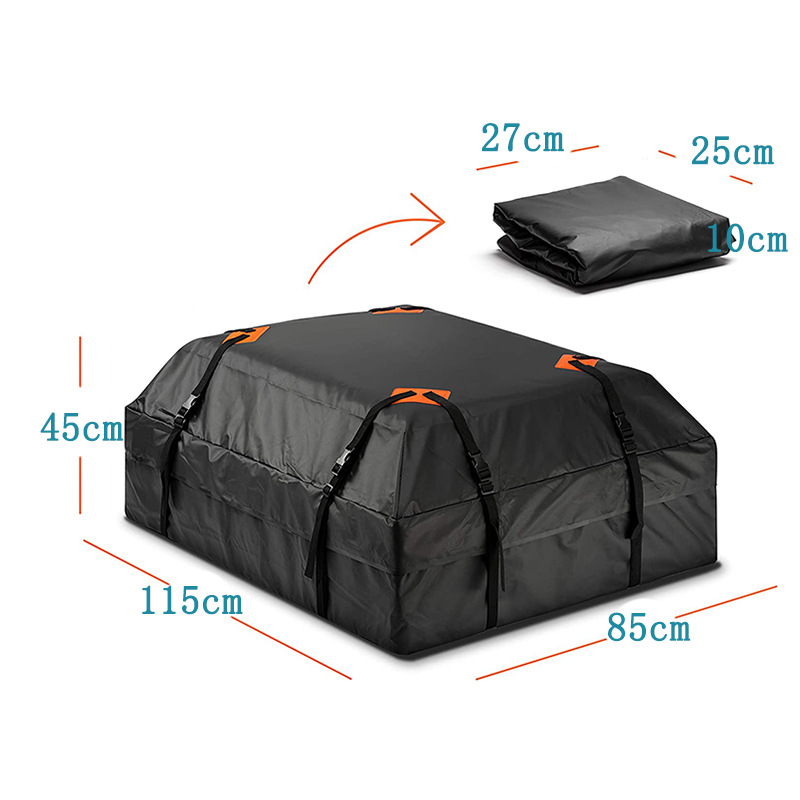 Upgraded 1680D 800D Sun Protection Car Roof Bag Luggage Bag Waterproof Bag Cosmetics Bag Luggage Bag Anti-Slip