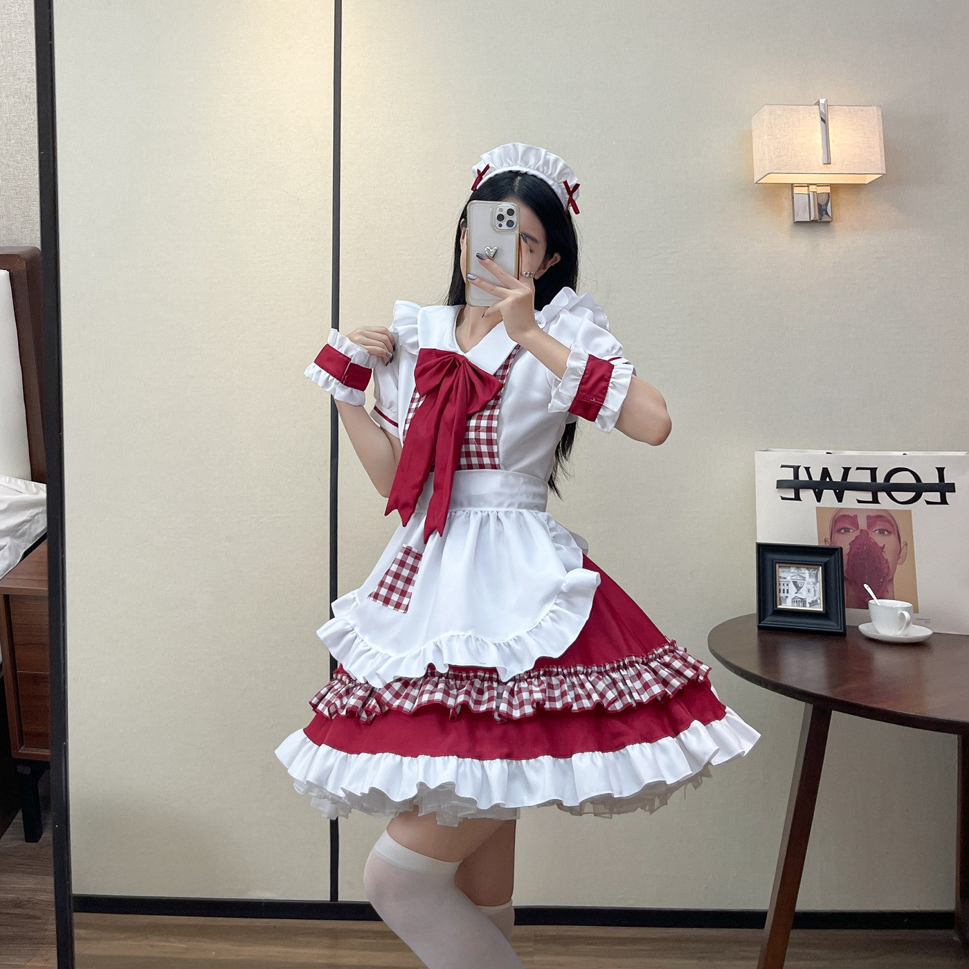 Restaurant Maid Cute Maid Lolita Maid Dress Sexy cosplay Maid Uniform dress Plus Size