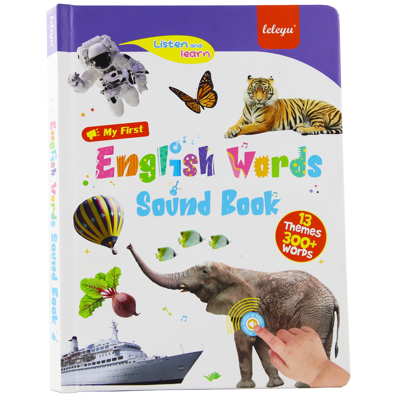 New Cross-border English Word Point Reading English Children's Early Education Interesting Learning Books Toys Intelligent Sound Enlightenment