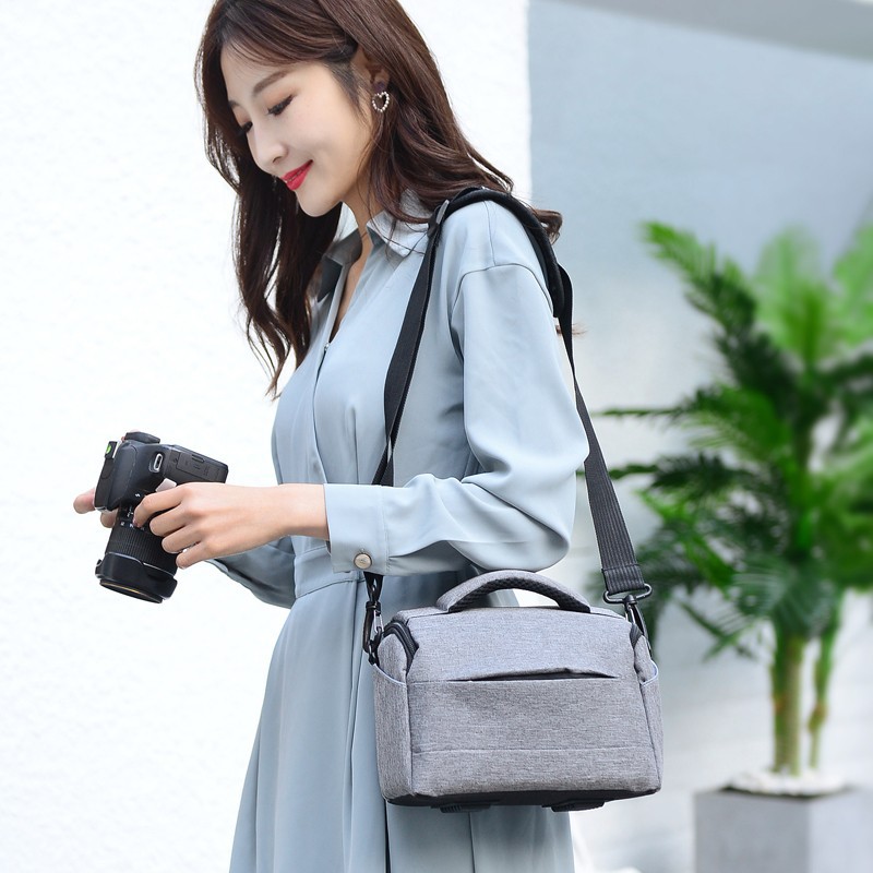 Сумка для камеры, плечевая сумка, сумка для SLR беззеркальной камеры, портативная сумка для цифрового оборудования для мужчин и женщин