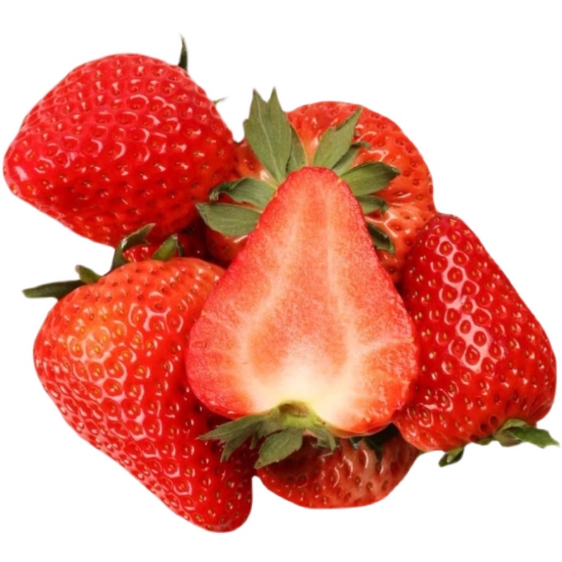 Yunnan Strawberry Fresh Baked Milk Tea Cake Commercial Seasonal Fruit for Pregnant Women 2.5kg Cream Milk Strawberry Free Shipping