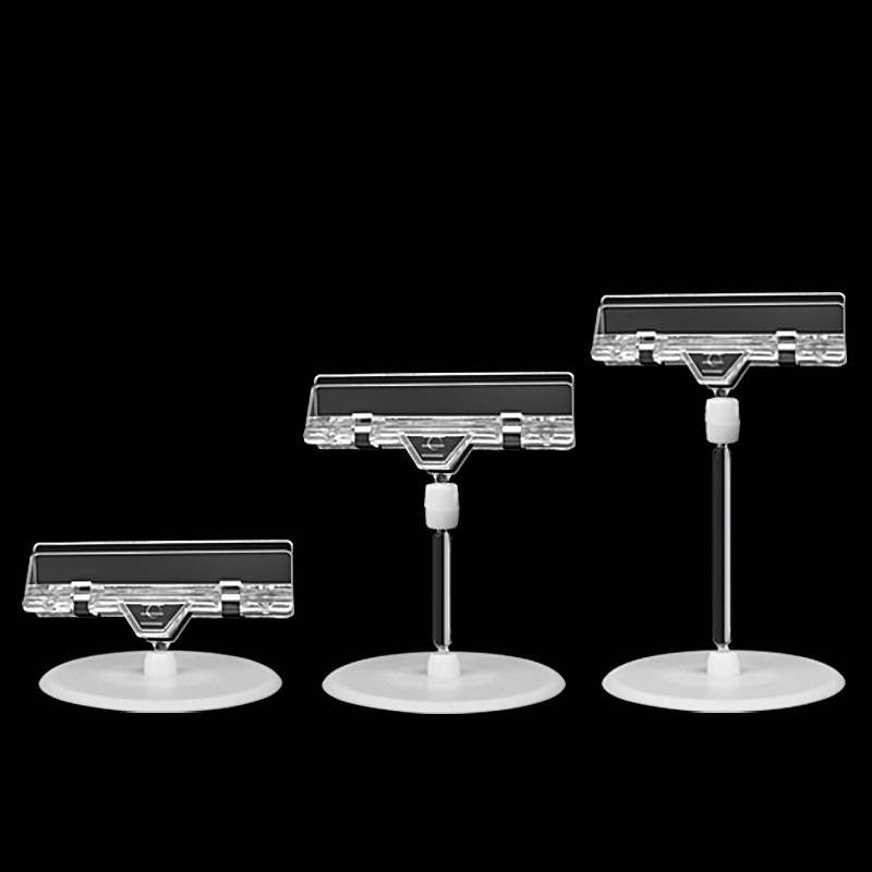 POP Advertising Clip Label Store Supermarket Shelf Double Head Explosive Label Price Tag Mechanical Thumb Advertising Clip