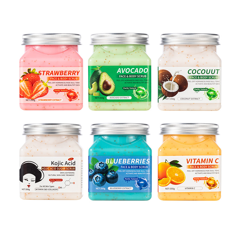 WWP Foreign Trade Body Scrub Exfoliating and Chicken Skin Exfoliating Body Deep Cleansing Cross-border Coffee Scrub 350g