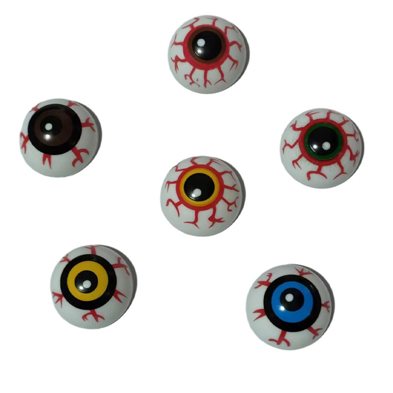 Halloween accessories ghost eye 2.3-4CM semi-circular bowl shaped hollow bleeding eye eye spoof horror eye