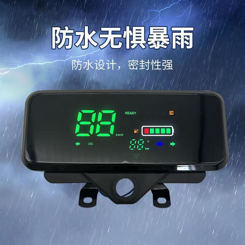 Electric Tricycle Accessories Lcd Display Instrument Electric Vehicle Accessories Smart Digital Instrument Power Speedometer