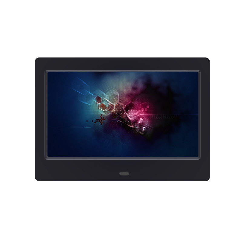 New sales 7 inch ultra narrow border Fashion Digital Photo Frame electronic photo album video advertising machine business gifts