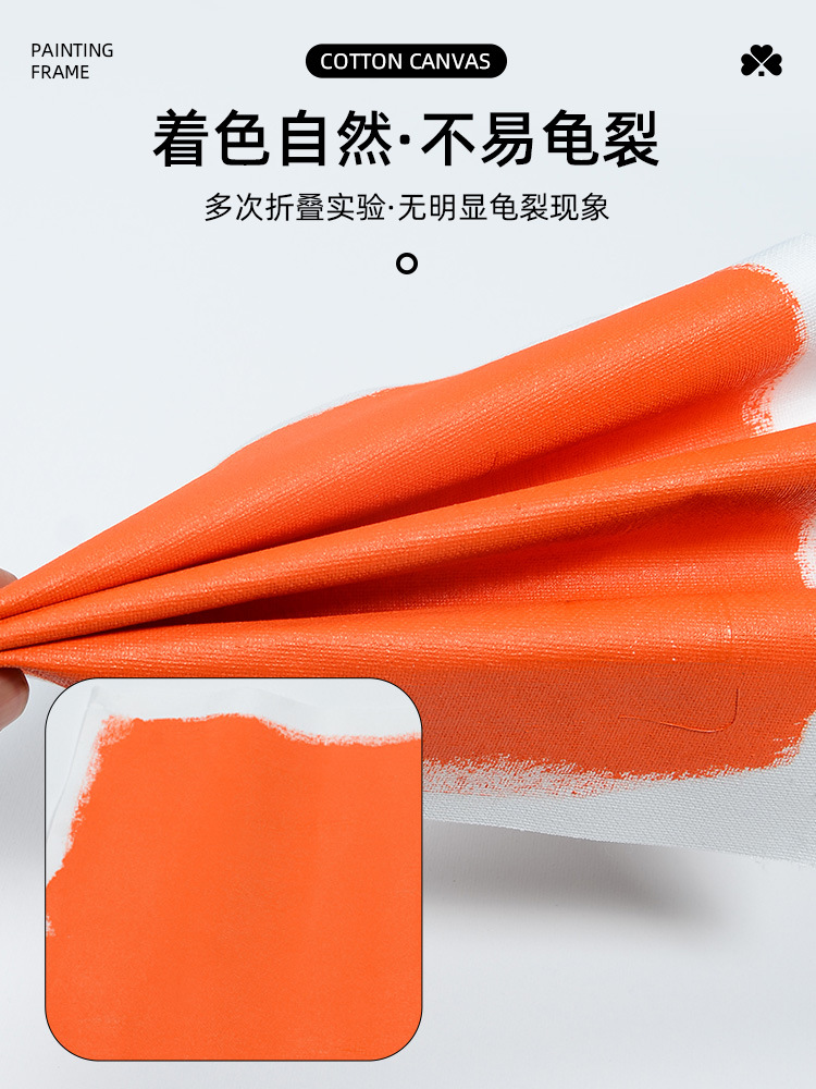 Oil Painting Frame Canvas with Frame Acrylic Texture Painting Linen Fine Line Oil Painting Frame Pure Cotton Canvas Tools Full Set of Painting Frame Color