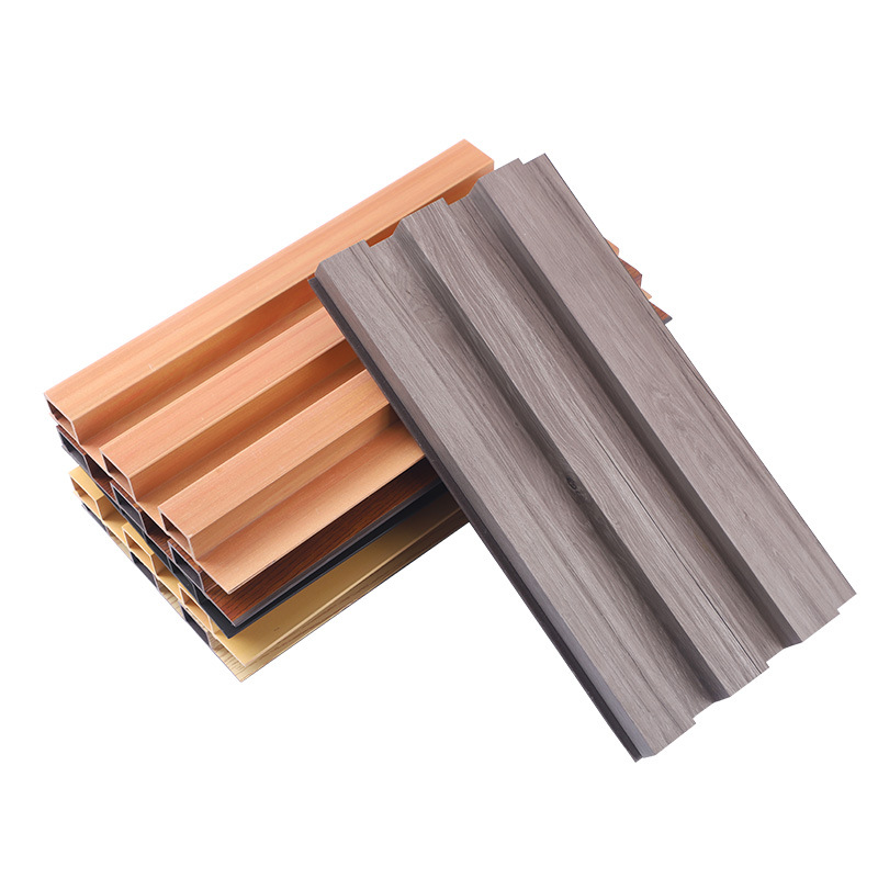 Bamboo wood fiber grid board Net red grid wall board background wall concave-convex wall board indoor ceiling material