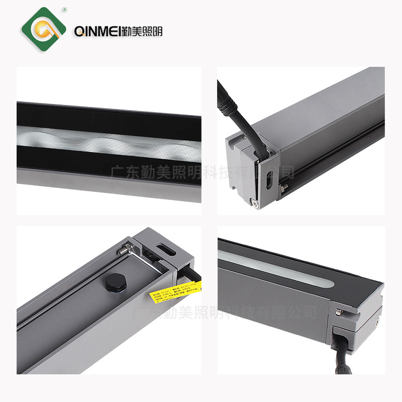 LED window sill lamp 12W18W24W door frame window frame spotlight indoor and outdoor landscape illumination window lamp RGBW external control window lamp