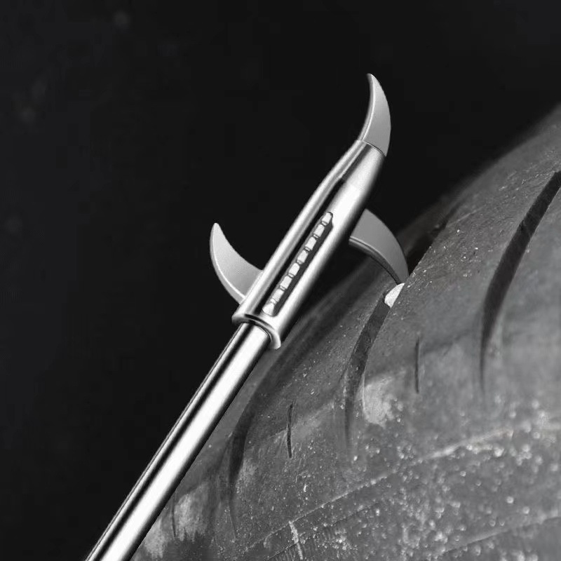 Tire stone cleaning hook Tire cleaning hook Stone cleaning tool Broken window self-defense multi-functional convenient built-in screwdriver