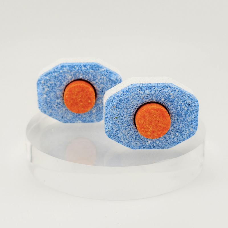 Source Manufacturer's Octagonal Heart-Shaped Dishwasher Special Tablets, Low-Foaming, Easy-To-Dissolve, Three-In-One Powerful Oil Stain Removal and Brightening Tablets