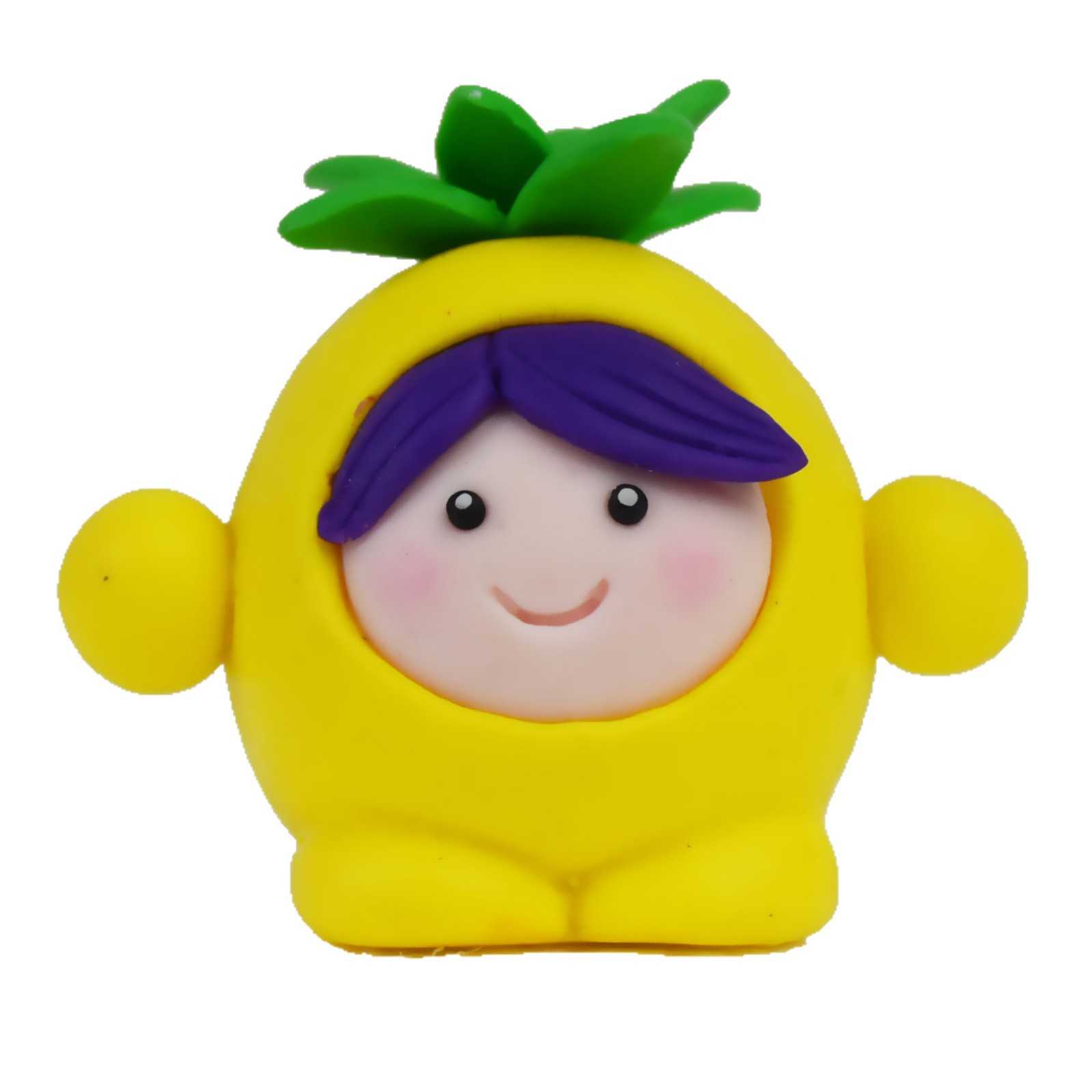 Fruit Ninja Series Cherry Apple Orange Strawberry Pineapple Cake Insert Soft Clay Ornaments