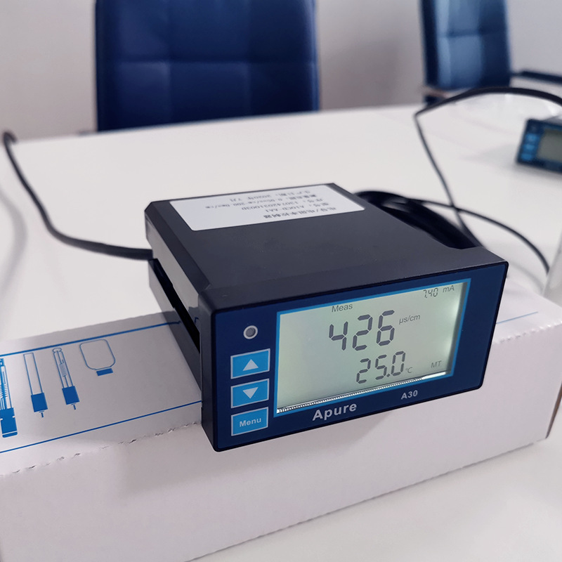 Apure screen display desktop A30CD-A type conductivity/resistivity controller industrial online conductivity tester