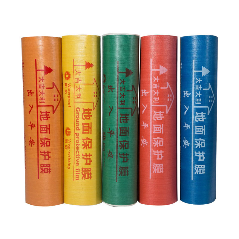 Decoration Floor Protective Film Manufacturer Thickeneded Eva Woven Cloth Floor Tiles Home Decoration Moisture-Proof and Wear-Resistant Protective Floor Mats