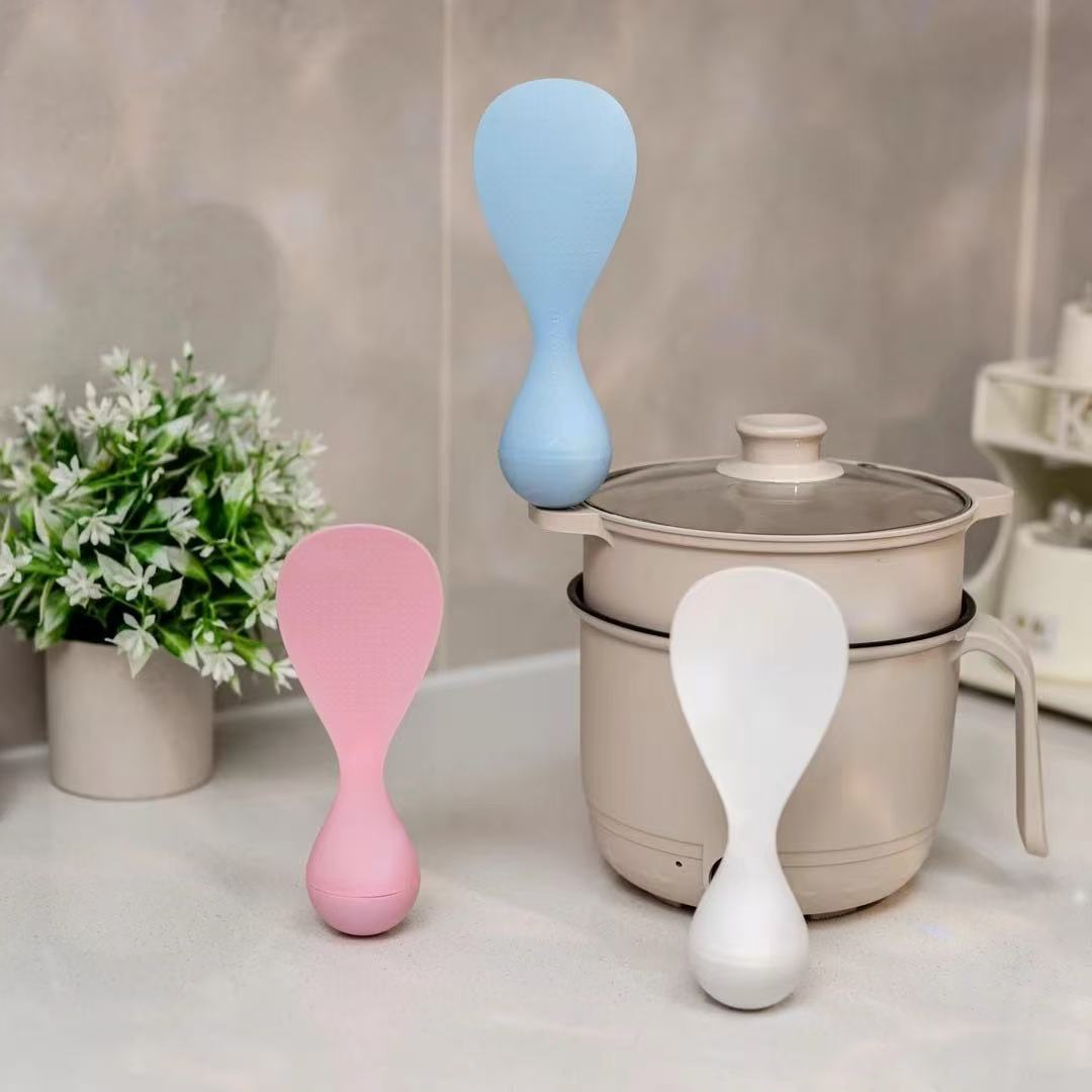 Tumbler Anti-sticking Rice Spoon New Household Vertical Rice Spoon Easy to Clean Rice Spoon Kitchen